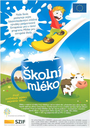 logo Mléko do škol
